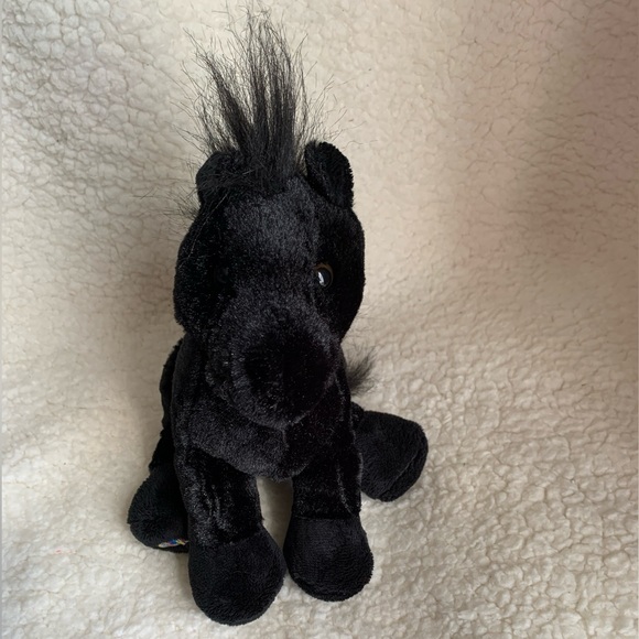 GANZ Webkinz Black Horse Stallion Plush Stuffed Animal - No code - Picture 4 of 11